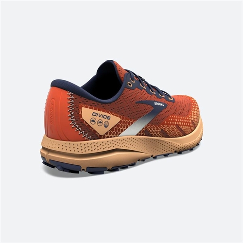Running Shoes for Adults Brooks Divide 3 Orange Men - Image 6