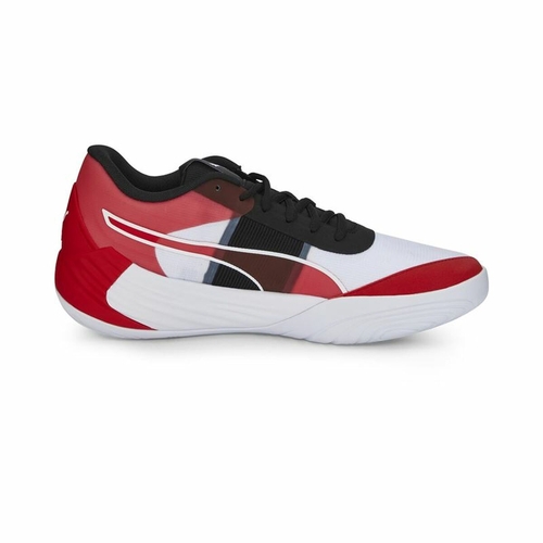 Basketball Shoes for Adults Puma Fusion Nitro Team White Men - Image 14