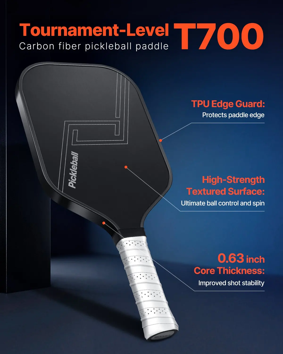 VEVOR Pickleball Paddle Professional Pickleball Paddle with Increased Power