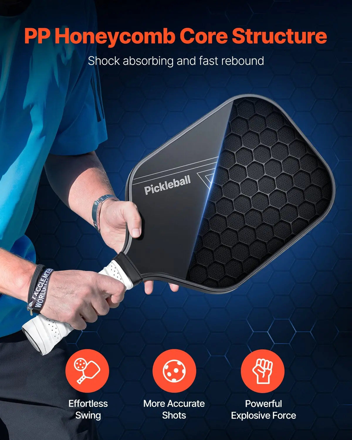 VEVOR Pickleball Paddle Professional Pickleball Paddle with Increased Power - Image 2