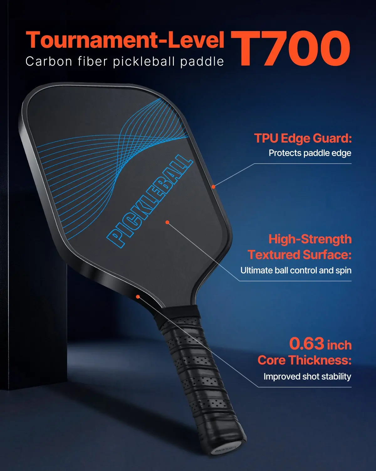 VEVOR Pickleball Paddle Honeycomb Core Professional