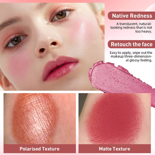 3-in-1 Cheek Blush Tinted Eyes Lips Brighten Cream - Image 5