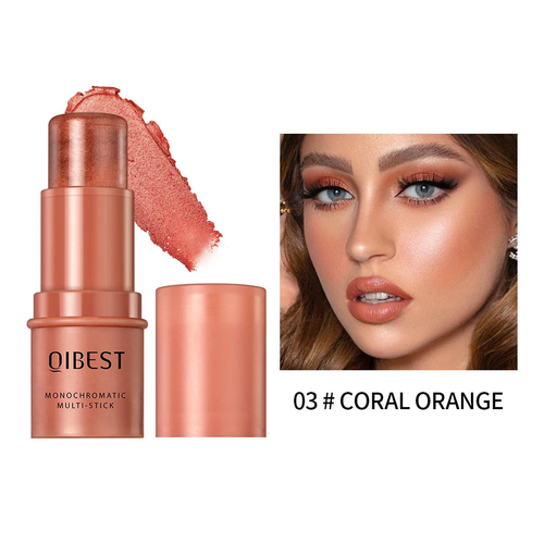 3-in-1 Cheek Blush Tinted Eyes Lips Brighten Cream - Image 7