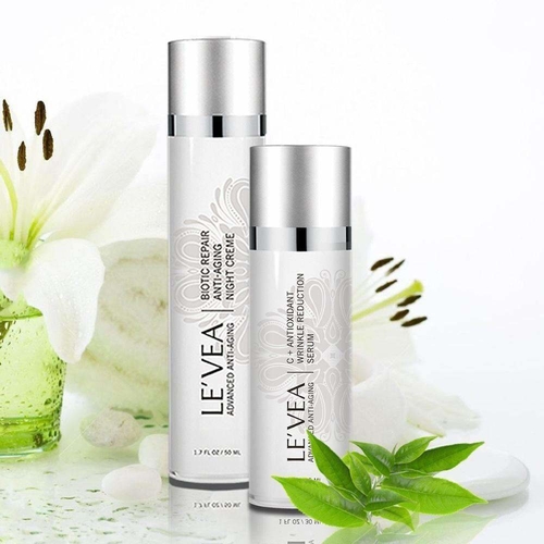 Age Perfect: Night Repair Cream + Vitamin C+ Serum - Image 2