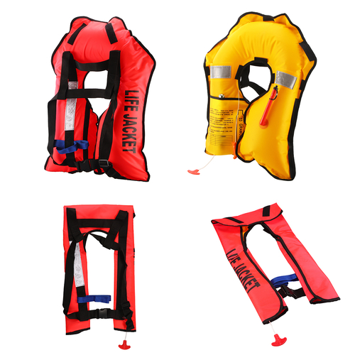 Life Jacket Survival Suit Red Color - Image 2