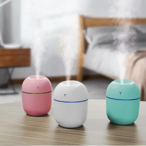 Portable Ultrasonic Humidifier & USB Essential Oil Diffuser LED